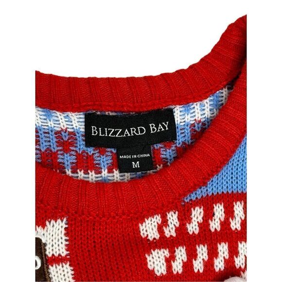 Blizzard Bay workout ugly Christmas sweater size M - Picture 7 of 13